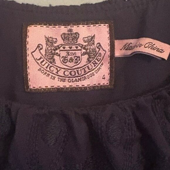 Vintage Y2K 2000's Juicy Couture Embroidered Belted Sundress Size 4 - Picture 4 of 4